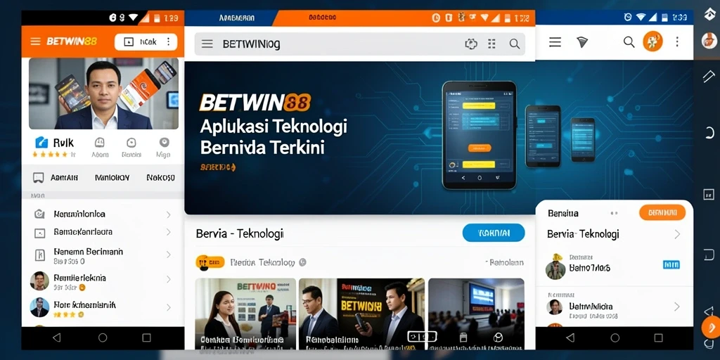Tampilan antarmuka BETWIN88 yang modern dan informatif.