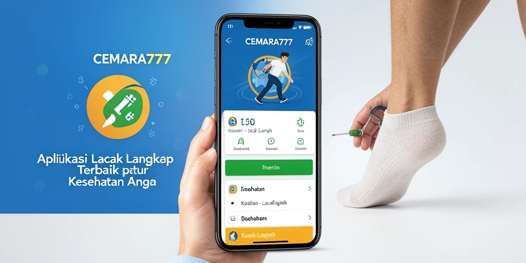 Tampilan antarmuka CEMARA777 dengan fitur Lacak Langkah yang intuitif.