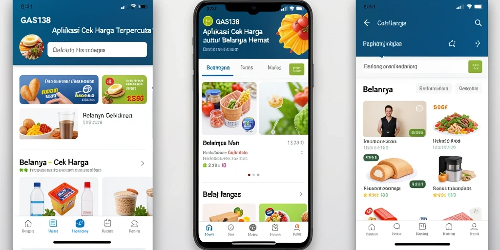 Antarmuka GAS138 menampilkan daftar harga produk secara jelas dan teratur.