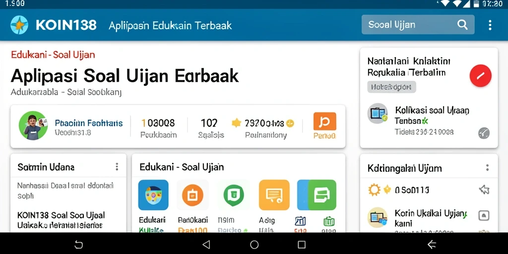 Antarmuka pengguna KOIN138 yang intuitif dan menarik.