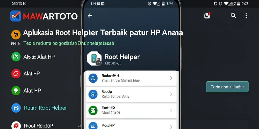 Tampilan antarmuka utama aplikasi MAWARTOTO yang user-friendly.