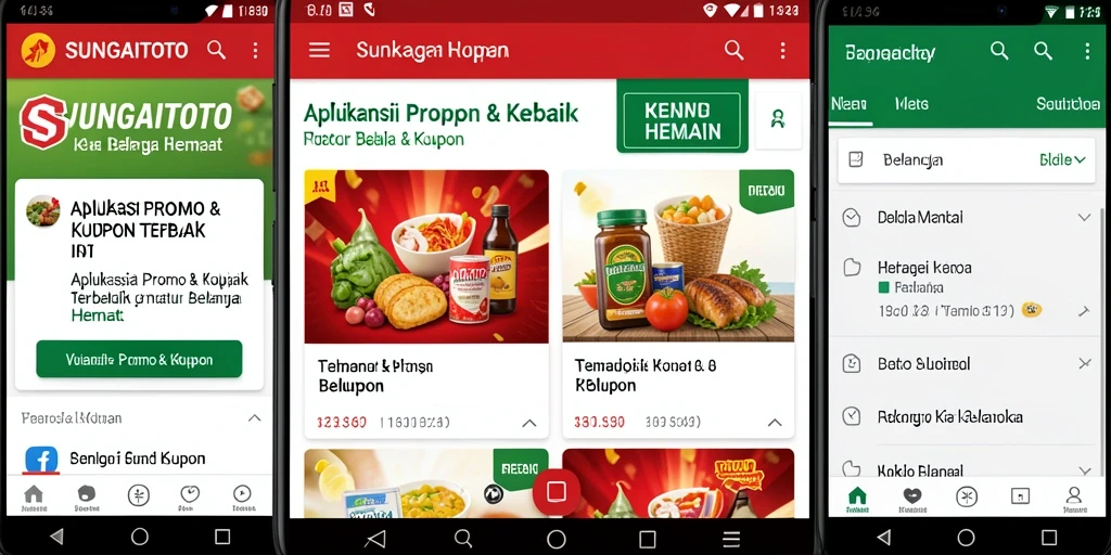 Tampilan antarmuka SUNGAITOTO yang menarik dan mudah digunakan.