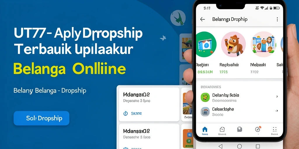 Antarmuka UT77 yang ramah pengguna dan fungsional untuk dropship.