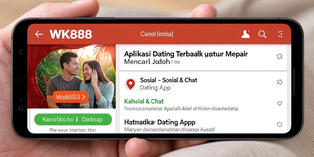 Tampilan antarmuka utama WK888 yang menarik dan fungsional.